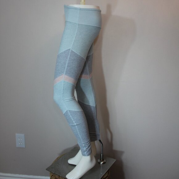 Alo Yoga Alosoft Sheila High waist leggings in blue Grey and pink sz Small - Picture 3 of 8